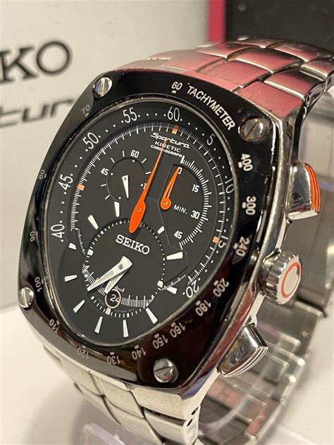 seiko sportura kinetic chronograph